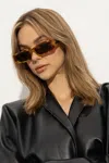 Linda Farrow ‘talita' Sunglasses In Brown