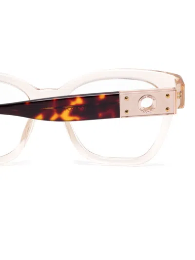 Linda Farrow Tamara Glasses In Brown
