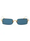 Linda Farrow Taylor Sunglasses In Blue