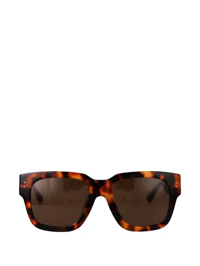 Linda Farrow Tortoiseshell-effect Square-frame Sunglasses