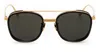 Linda Farrow Varo - Yellow Gold / Black / Grey Lens Sunglasses