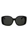 Linda Farrow Venus Oversized-frame Sunglasses In Black
