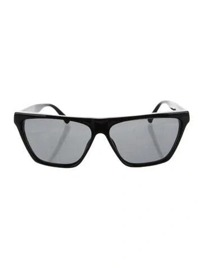 Pre-owned Linda Farrow Wayfarer Tinted Sunglasses In Black