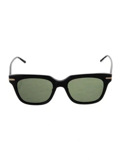 Pre-owned Linda Farrow Wayfarer Tinted Sunglasses In Black