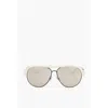 Linda Farrow Phillip Lim Aviator Sunglasses Wiith Plastic Bridge