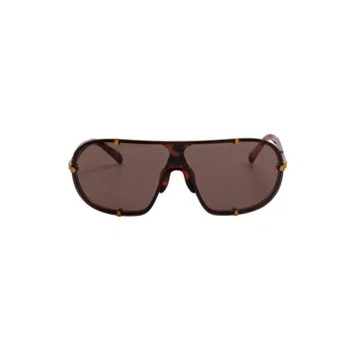 Linda Farrow X Dries Van Noten Aviator Sunglasses In Brown