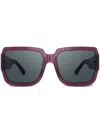 Linda Farrow X Dries Van Noten Oversized-frame Sunglasses In Multicolour