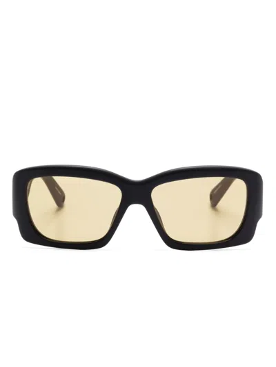Linda Farrow X Jacquemus Square-frame Sunglasses In ブラック
