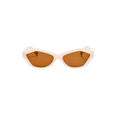 Linda Farrow X Jacquemus Bambino Sunglasses In Neutral