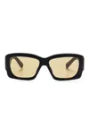 Linda Farrow X Jacquemus Les Lunettes Croisiere Sunglasses In Neutral