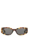 Linda Farrow X Jacquemus Sunglasses "ovalo" In Multicolour