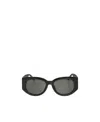 Linda Farrow X Sara Shakeel Debbie Rectangle Framed Sunglasses In Black
