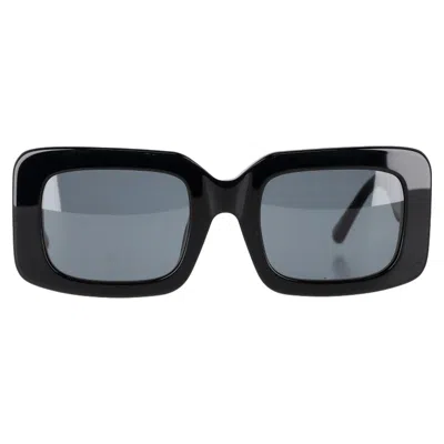 Linda Farrow X The Attico Jorja Square-framed Sunglasses In Black Acetate