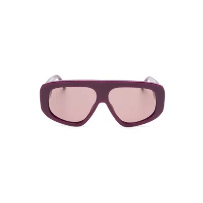 Linda Farrow X The Attico Milano Sunglasses In Metallic