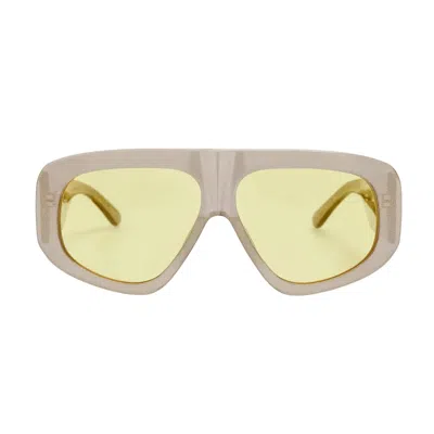 Linda Farrow X The Attico Sunglasses In Gray