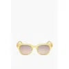 Linda Farrow Jeremy Scott Wayfarer Sunglasses With Matte Frame