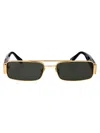 Linda Farrow Yellowgold/black/grey Titanium Sunglasses