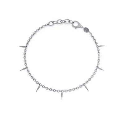 Linda Fiore Women's Horn Bracelet Sterling Silver