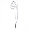 Linda Fiore Women's Long Necklace With Horn Pendant, Sterling Silver