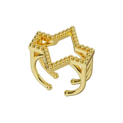 Linda Fiore Women's Starlite Ring Gold Vermeil