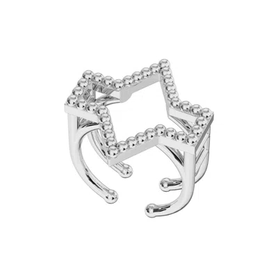 Linda Fiore Women's Starlite Silver Ring