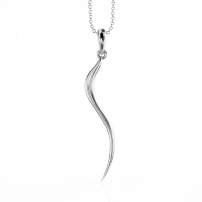 Linda Fiore Women's Swirl Necklace Silver