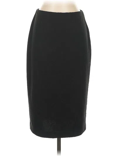 Pre-owned Linda Matthews Formal Skirt In Black