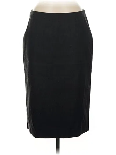 Pre-owned Linda Matthews Formal Skirt In Black