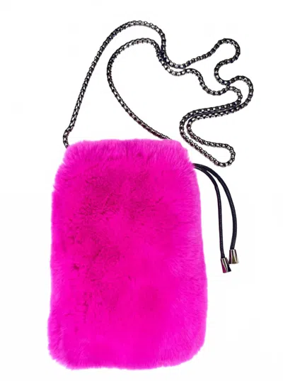 Linda Richards Rabbit Crossbody Bag In Pink