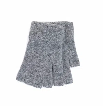 Linda Richards Women's No Fur Handwarmer In Dove Grey In Gray