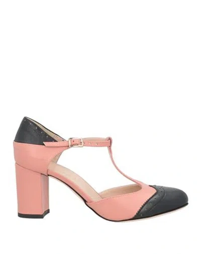 Linda Woman Pumps Pink Size 8 Leather
