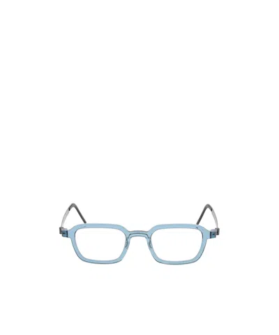 Lindberg 1066 Square Frame Glasses In Blue