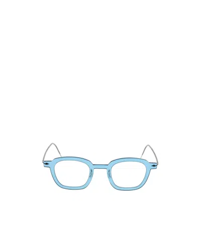 Lindberg 6587 Square Frame Glasses In Blue