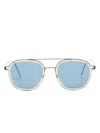 Lindberg 8205 Pilot-frame Sunglasses In Neutrals