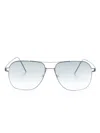 Lindberg 8210 Square-frame Sunglasses In Grey