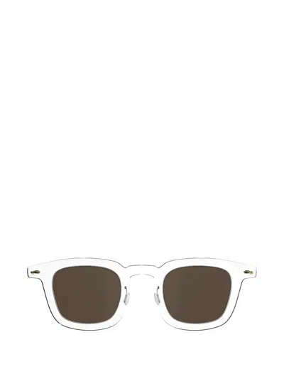 Lindberg 8346 Square-frame Sunglasses In White