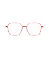 Lindberg 9624 Strip Titanium Eyeglasses In Red