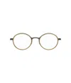 Lindberg 9707 Strip Titanium Eyeglasses In Black