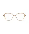 Lindberg 9862 Strip Titanium Eyeglasses In Gold