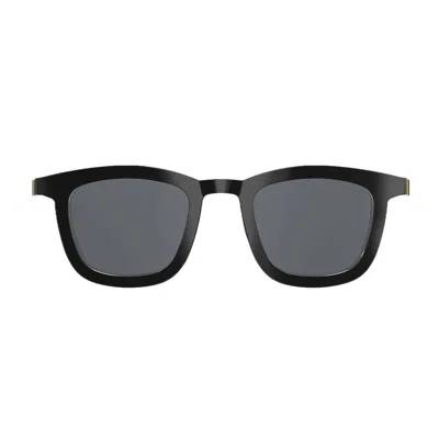 Lindberg Black 85097 Acetate-blend Square Sunglasses