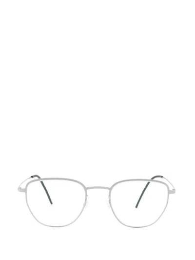 Lindberg Blok Titanium Round-frame Glasses In Grey