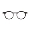 Lindberg Buffalo Horn 1846 H16 10 Marrone Chiaro Silver Glasses In Brown