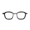 Lindberg Buffalo Horn 1858 H26 Pu15 Nero Marrone Chiaro Bronzo Glasses In Brown