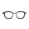 Lindberg Buffalo Horn 1858 H26 Pu15 Nero Marrone Chiaro Bronzo Glasses