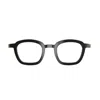 Lindberg Buffalo Horn 1858 H26 Pu15 Nero Marrone Chiaro Bronzo Glasses