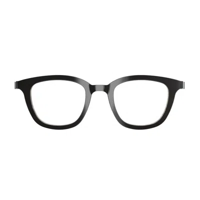 Lindberg Buffalo Horn 1862 Buffalo Horn Sunglasses In Black
