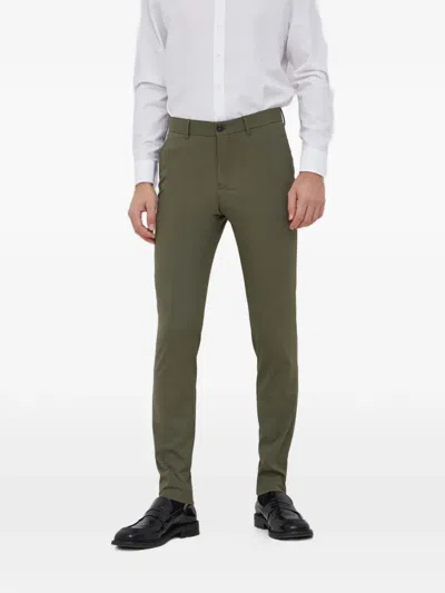 Lindberg Button Slim Suit In Green