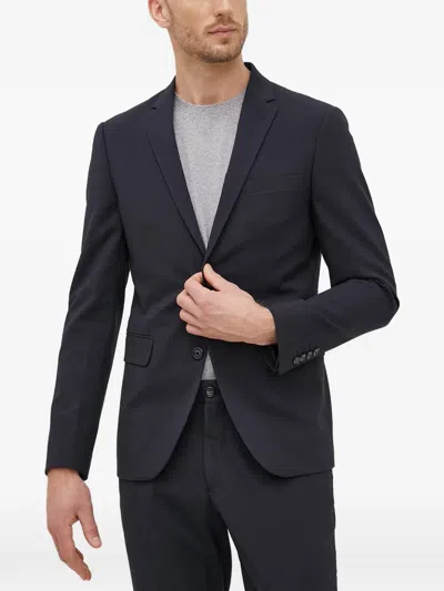 Lindberg Button-up Suit In Black