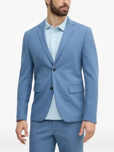 Lindberg Flap-pocket Suit In Blue