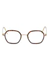 Lindberg Geometric-frame Glasses In Brown